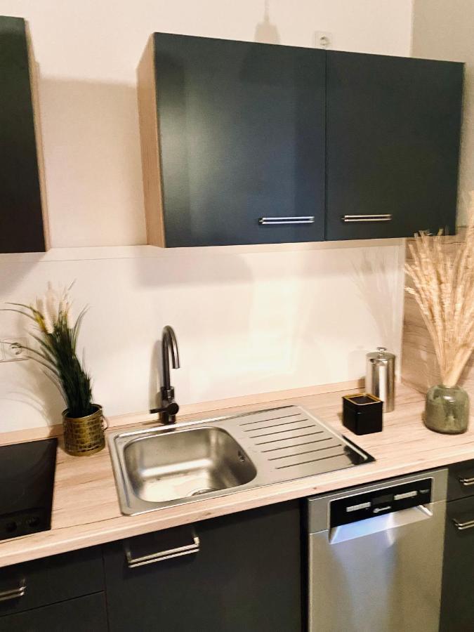 Saniertes Studio mit Balkon, WLAN, Netflix&Küche in City-Nähe Érfurt Exterior foto