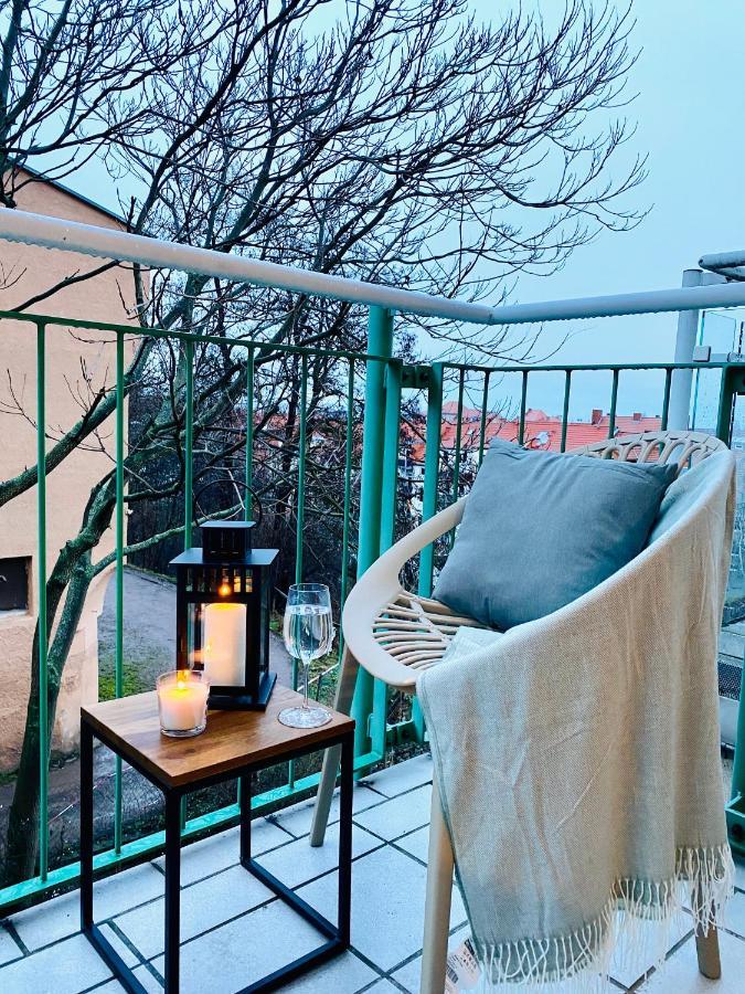 Saniertes Studio mit Balkon, WLAN, Netflix&Küche in City-Nähe Érfurt Exterior foto